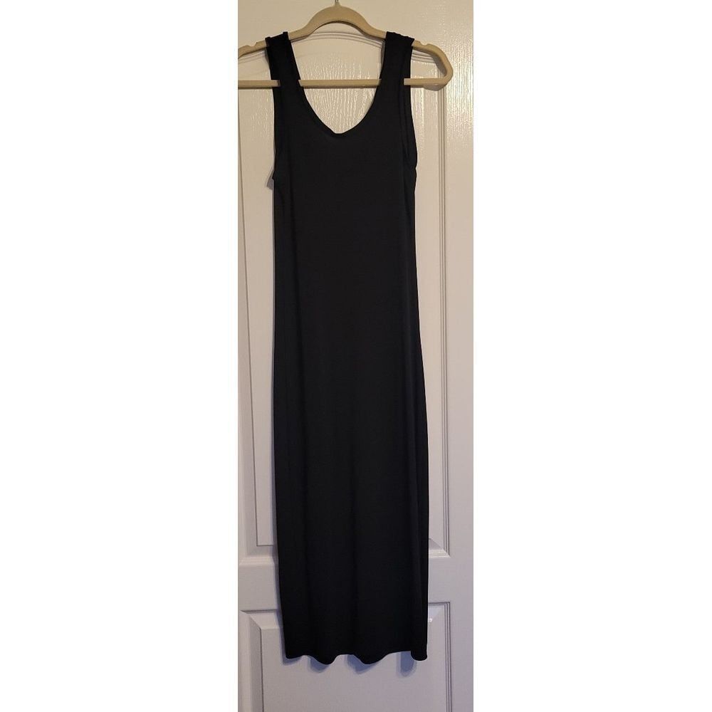 NY & CO, Long black form fitting sexy dress size small